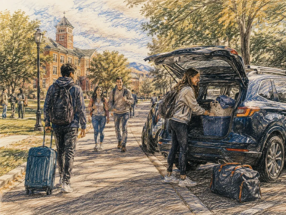 Student Auto Transport vehicle shipping service artwork